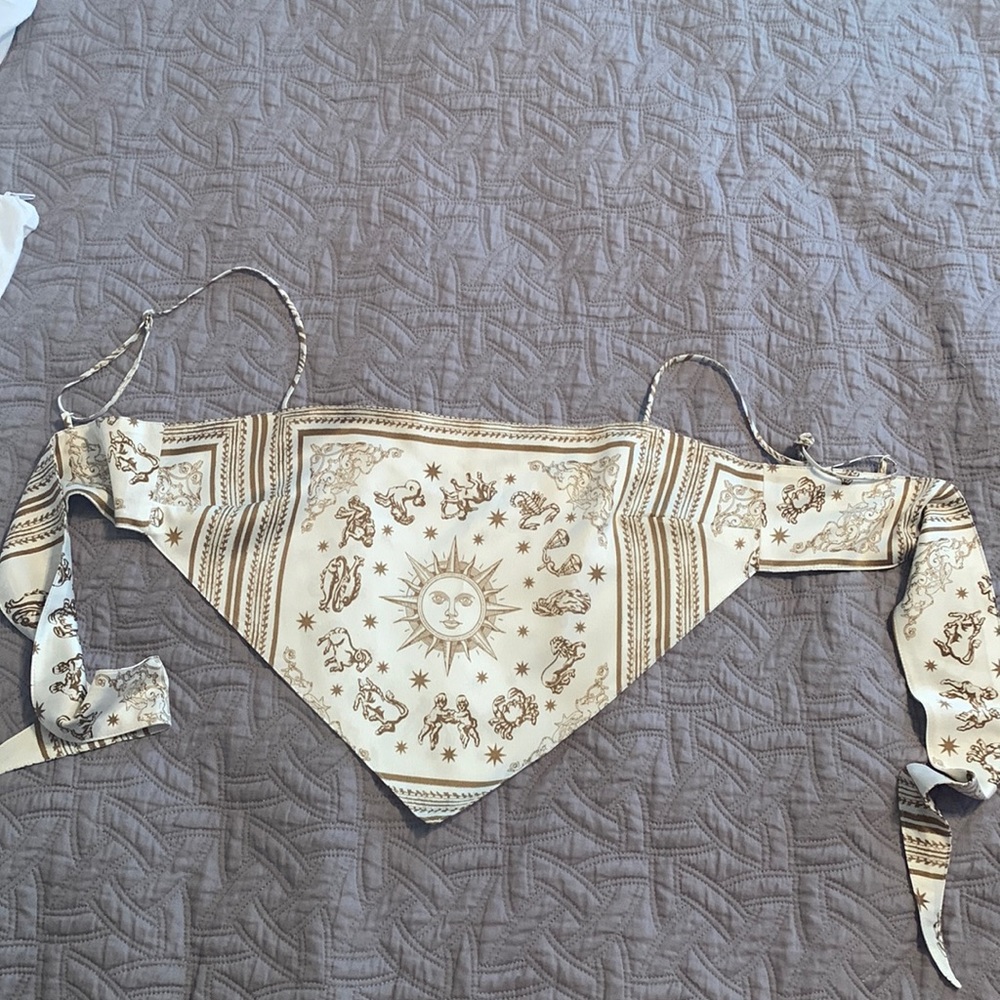 Danielle Bernstein silk top
